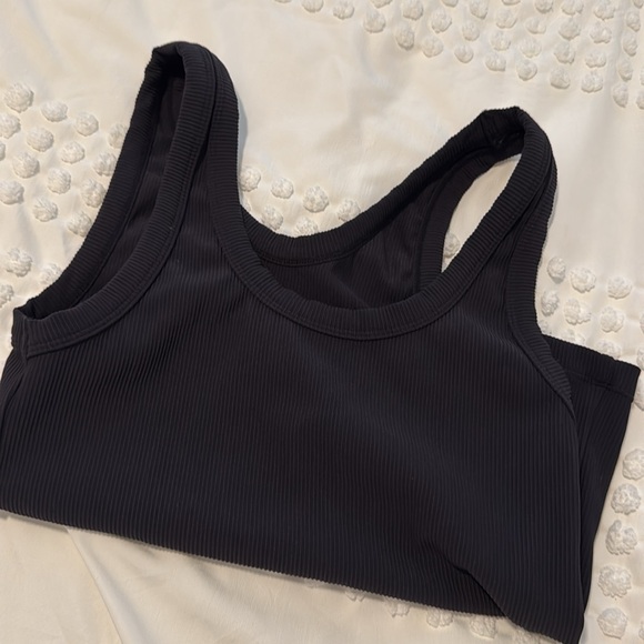 Cara Loren Active Ribbed Tank Top Black Small - Picture 8 of 8